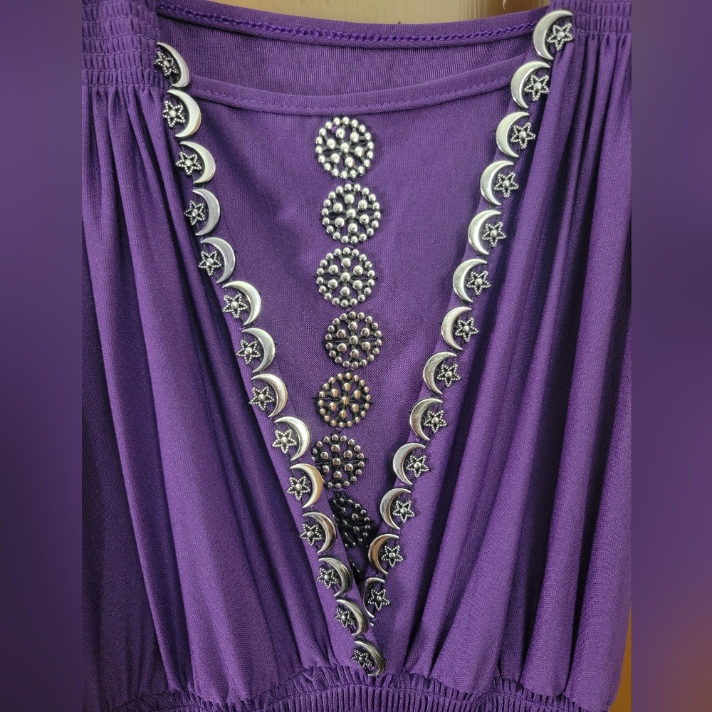 Moon and stars long dress